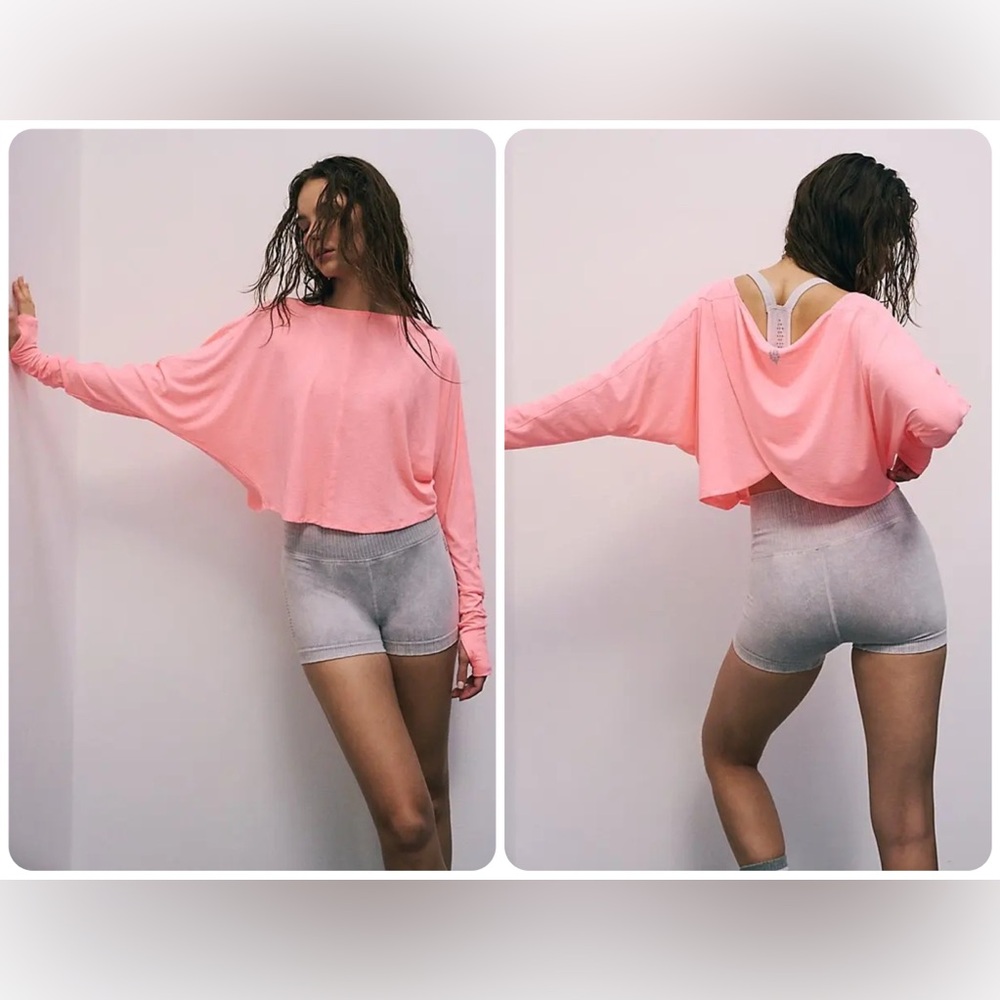 NWOT FP Movement by Free People Tempo Resolution Layer - Just Peachy